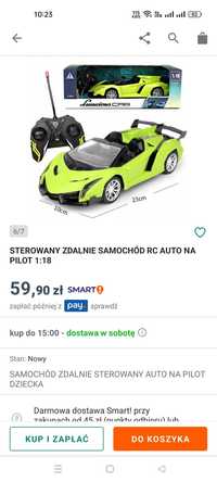 Samochód zdalnie sterowany