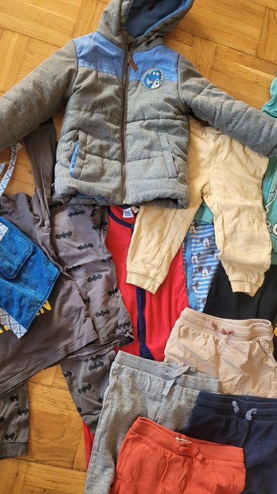 Paka ubranek niemowlęcych chłopiec zestaw komplet 92