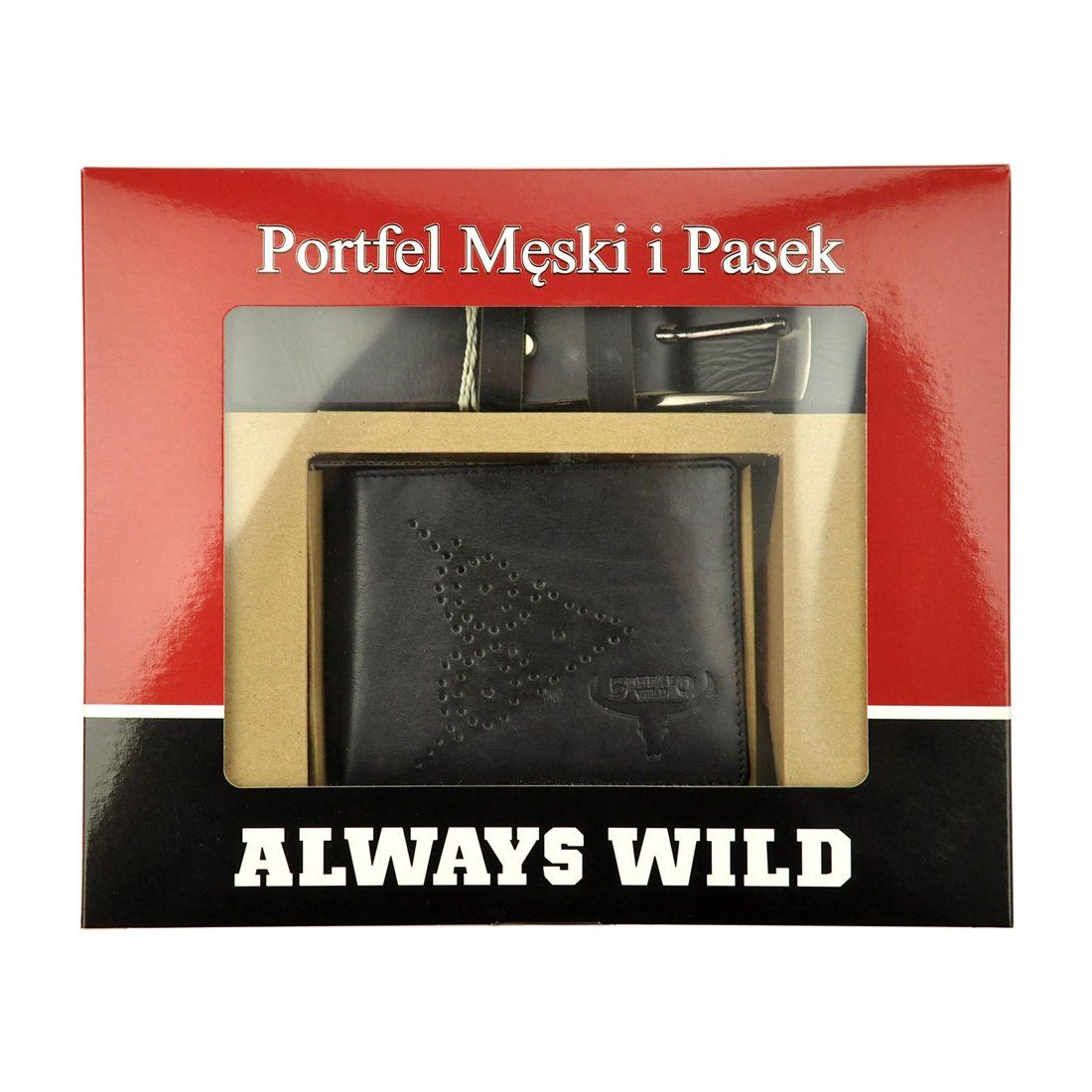 Zestaw upominkowy portfel i pasek Always Wild