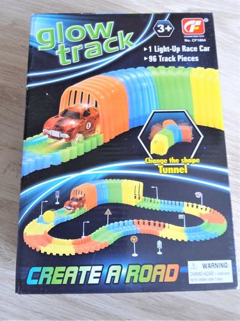 Świecący tor samochodowy Glow Track Create a road