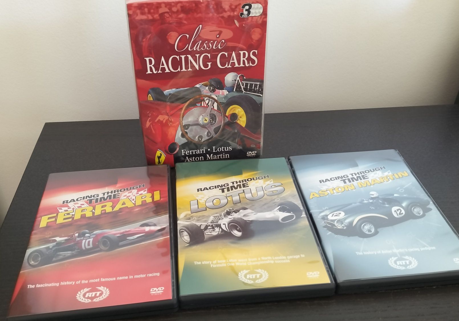Box 3dvd carros clássicos. Ferrari. Etc.