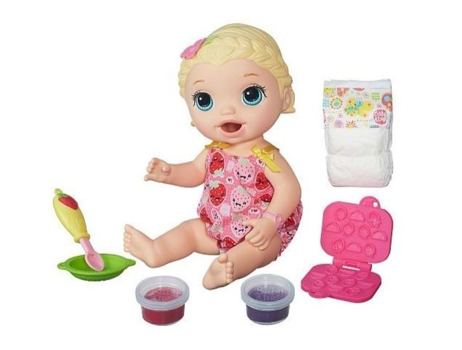 Лялька кукла Baby Alive з їжею від Hasbro