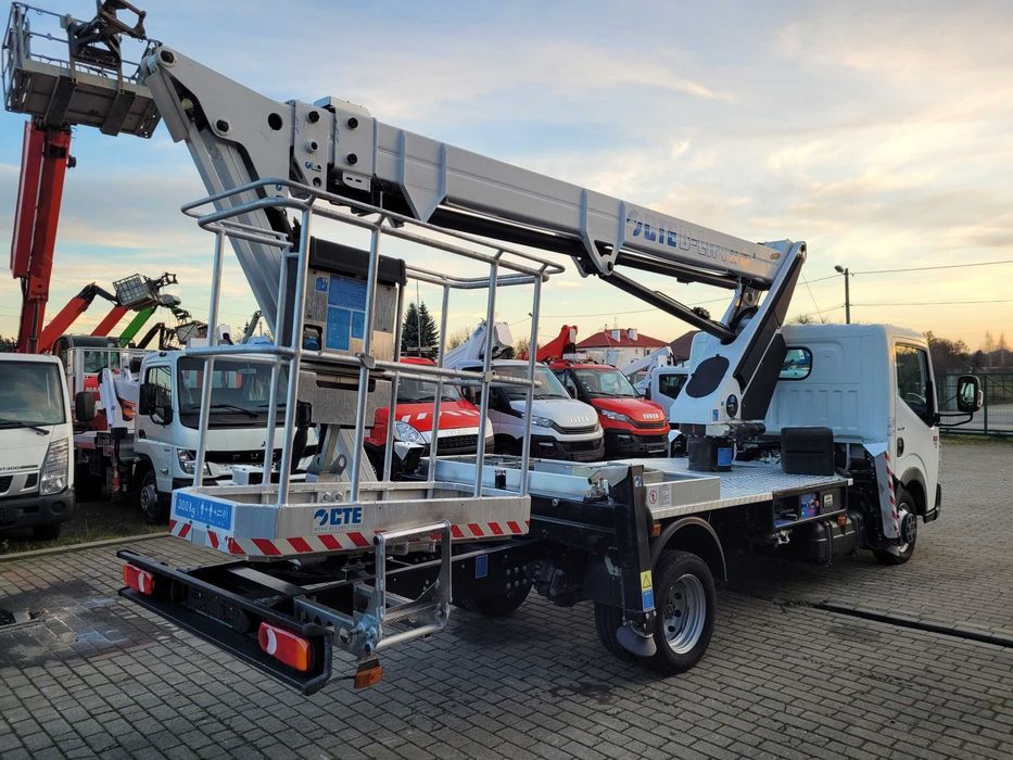 Renault podnośnik koszowy zwyżka 20 m z jib cte multitel mj gsr socage