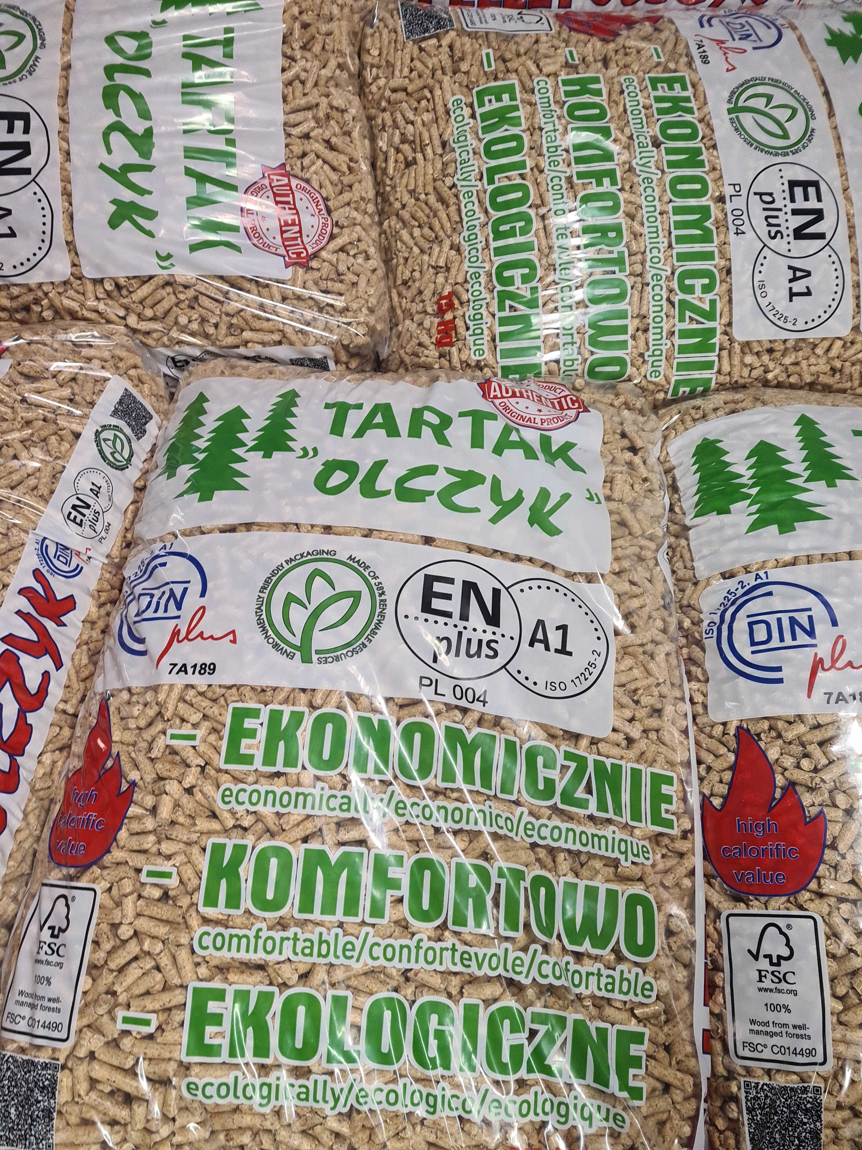 Eko Park Polski Pellet A1 OLCZYK wysoka jakość, transport, dostępny!
