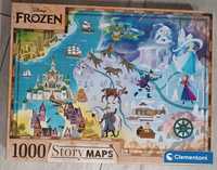 Clementoni Puzzle - Story Maps, 1000 el.