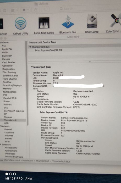 Sonnet Echo Pro ExpressCard 34 Thunderbolt 2 adapter Sony RME Firewire