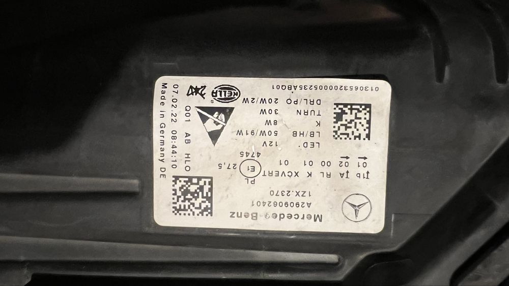 Reflektor AMG GT 4 door