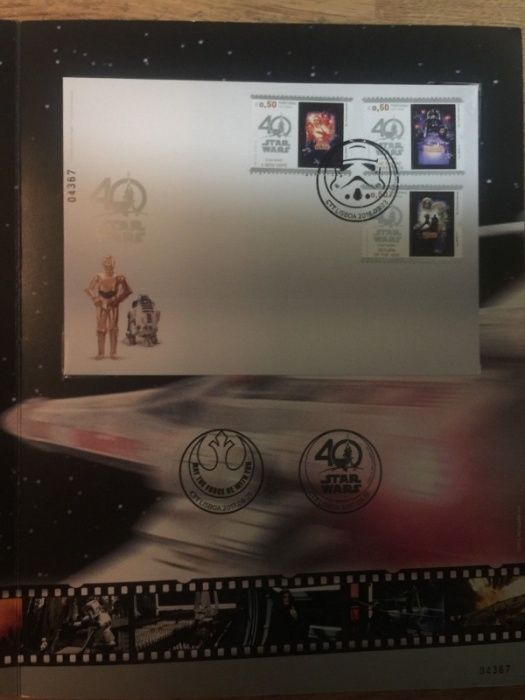 Carteiras Prestige Star Wars - 40 Anos CTT Filatelia