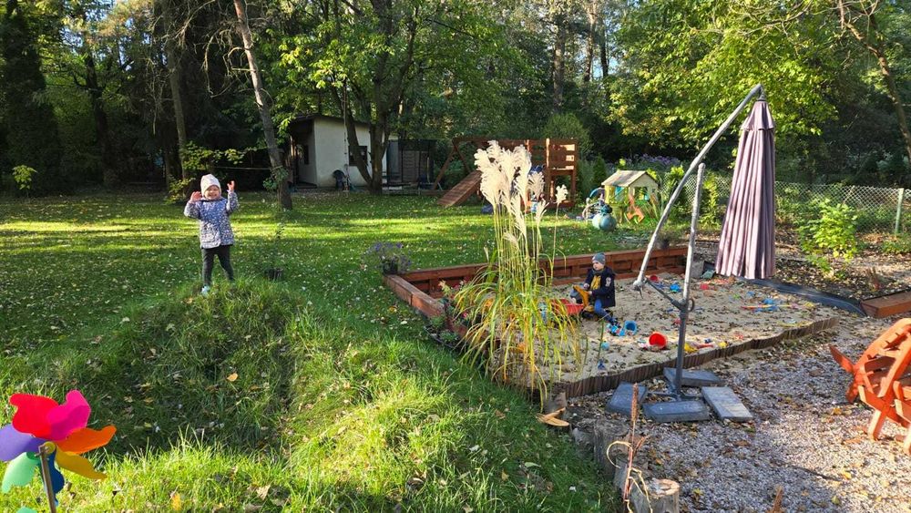 Podwójna działka ROD Wilanówka, Vogla, Wilanów