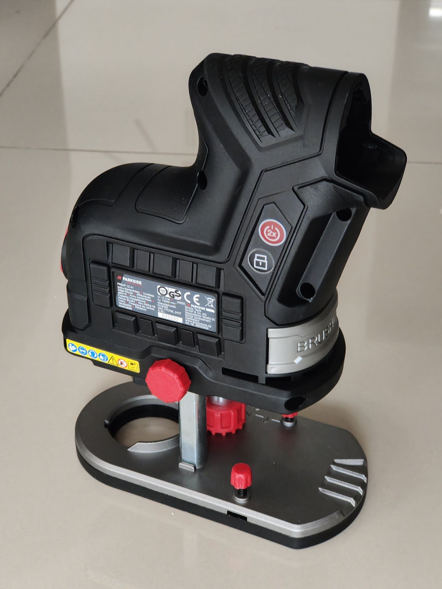 Akumulatorowa frezarka PARKSIDE PERFORMANCE 12V PPAKF 12 A1 5 lat gwar