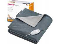 koc elektryczny/grzewczy beurer hd75 cosy dark grey 130x180