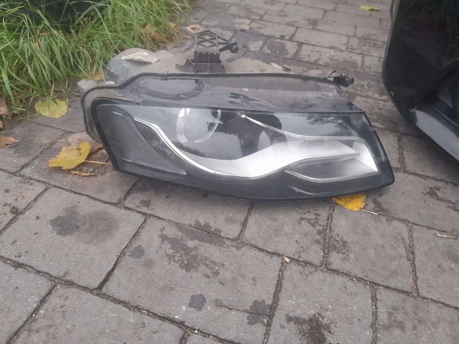 Kompletny przód,maska,błotniki,pas lampy,zderzak Audi a4 b8 kod LY9B
