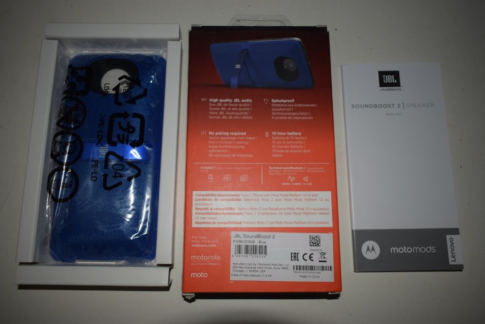 Motorola Moto Mods Głośnik JBL Soundboost 2 do Moto Z