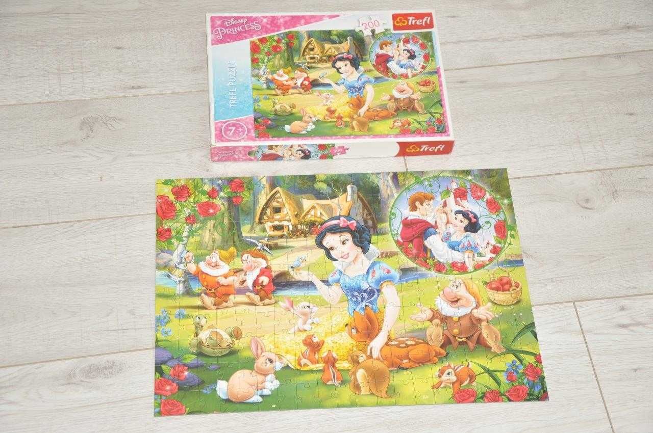 Puzzle Disney Trefl Królewna Śnieżka - 200 el - kompletne + pudełko