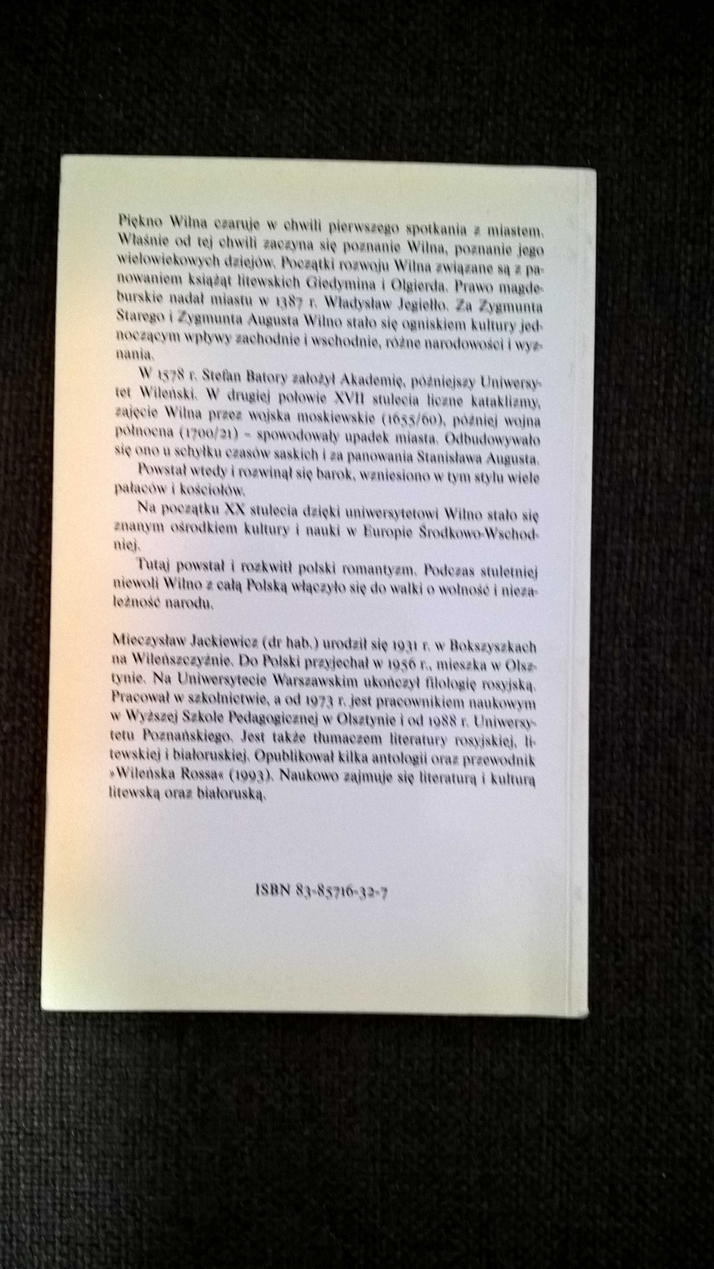 Wilno i okolice Mieczysław Jackiewicz