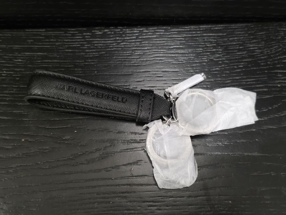 Porta-chaves Karl Lagerfeld Essential Leather Keychain