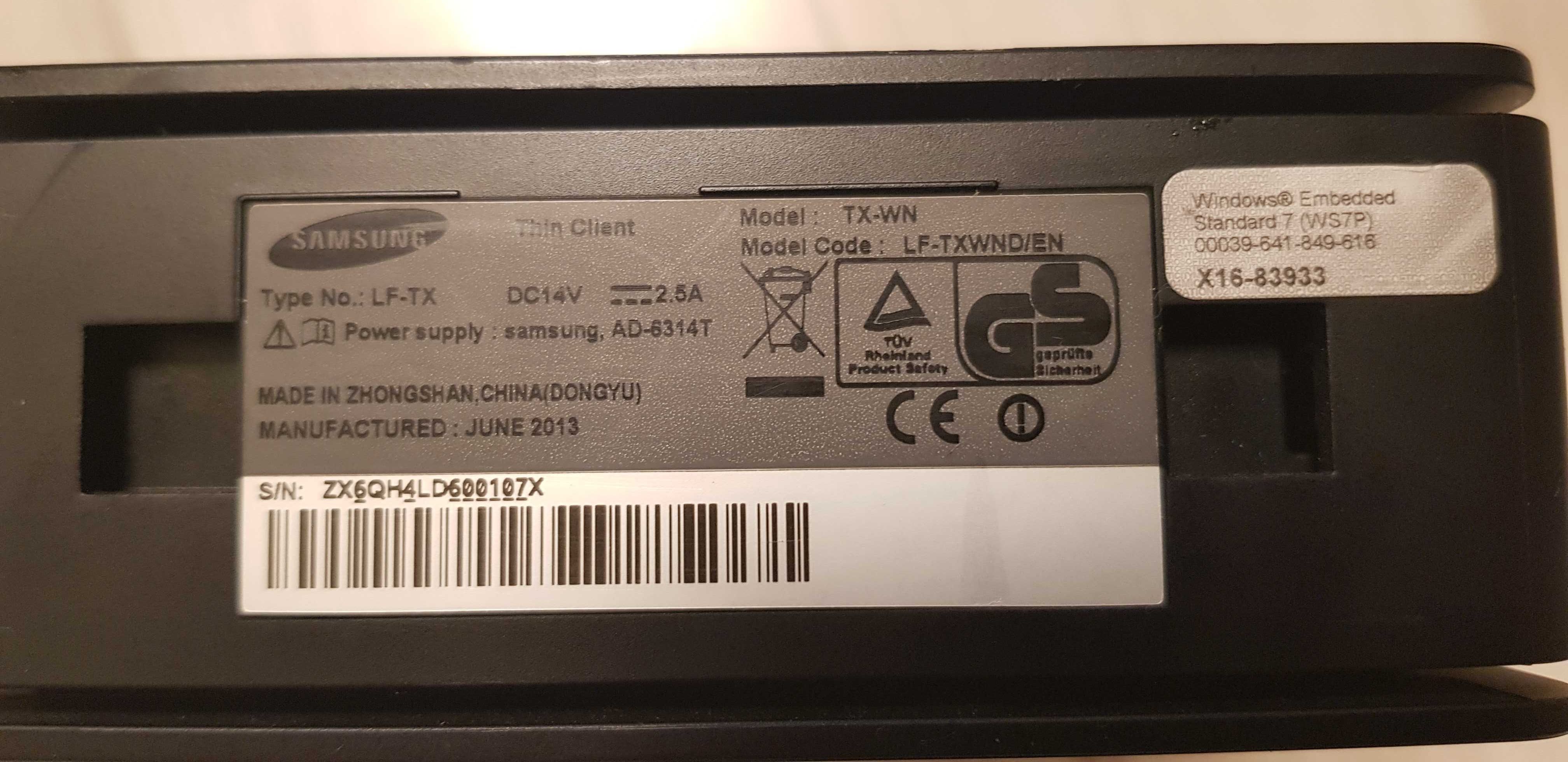 Samsung TX-WN komputer pc