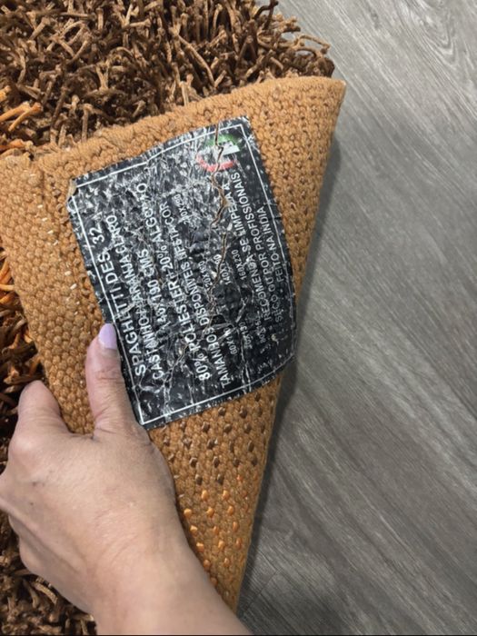 Carpete Catanha e Laranja