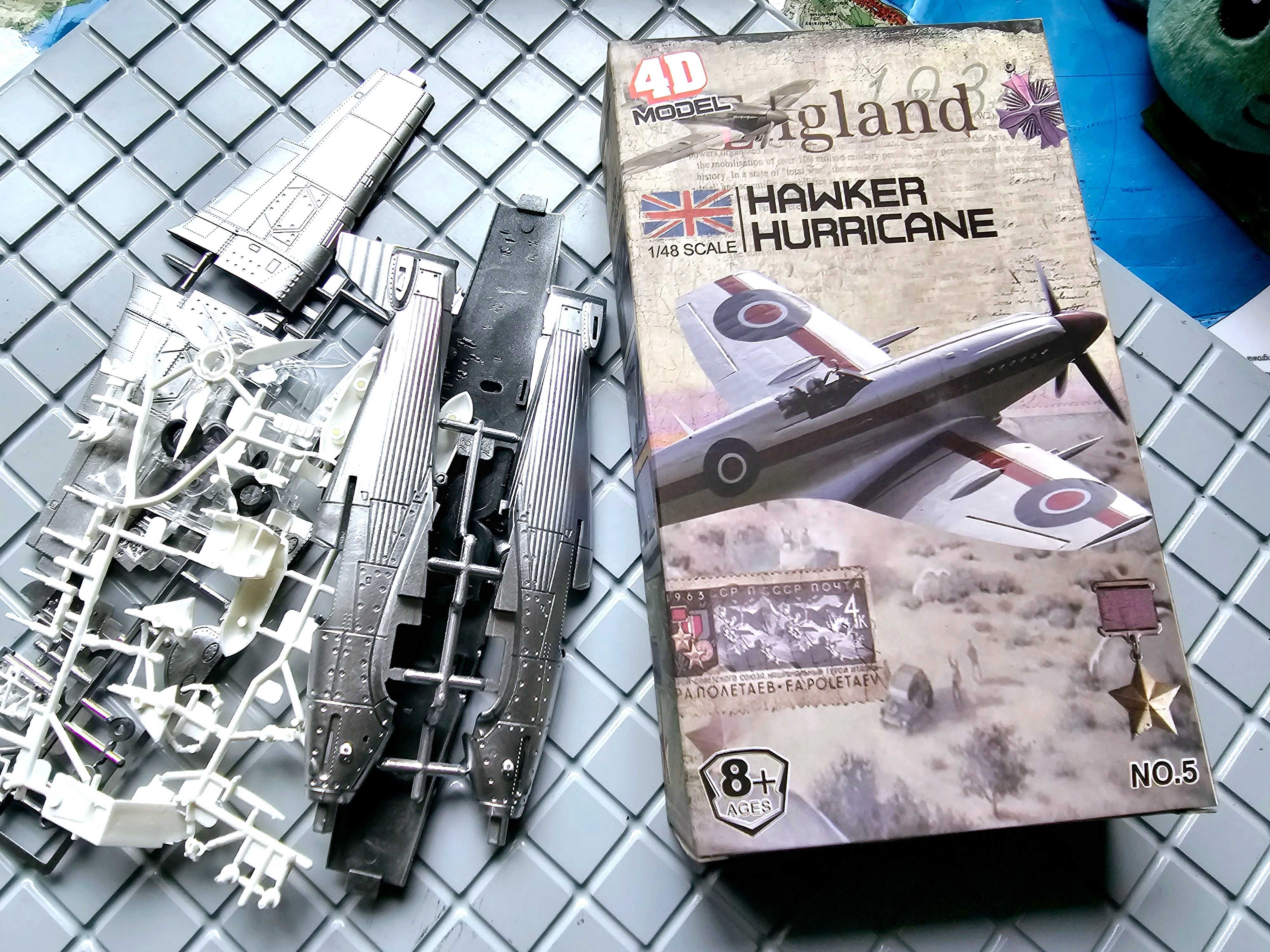 Model do sklejenia sklejania Samolot Hawker Hurricane_ nowy zestaw
