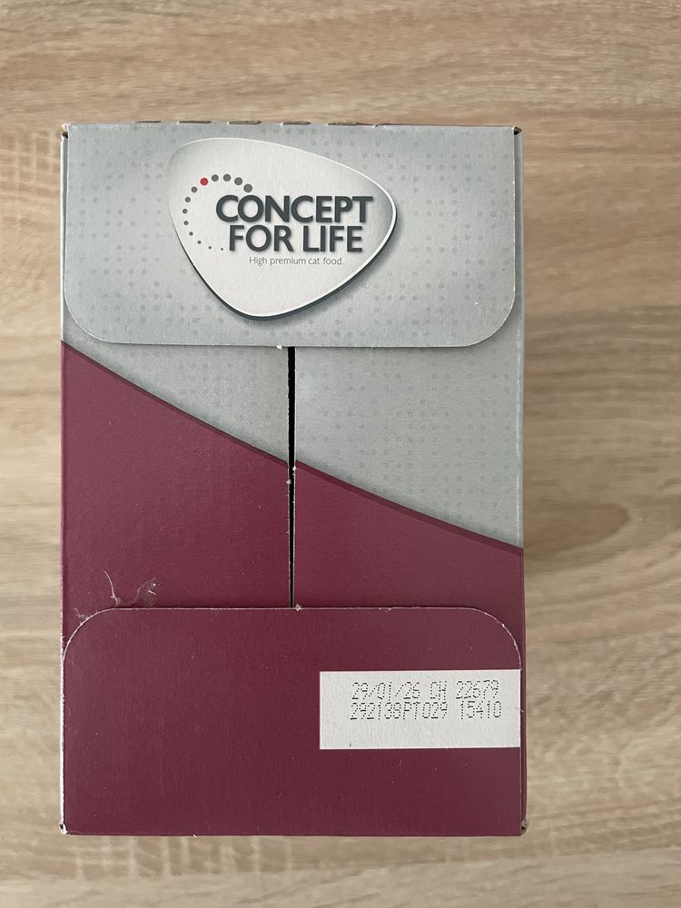 Karma mokra dla kota Concept for life
