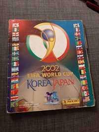 Caderneta de cromos Mundial Coreia/Japão 2002 completa