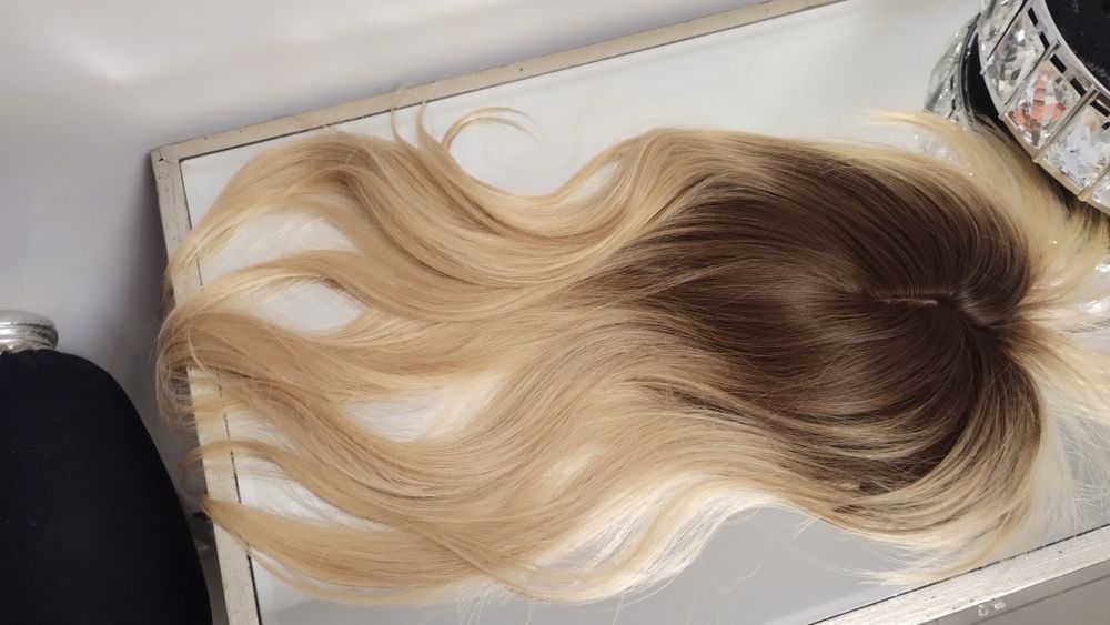 Włosy Toper ombre blond