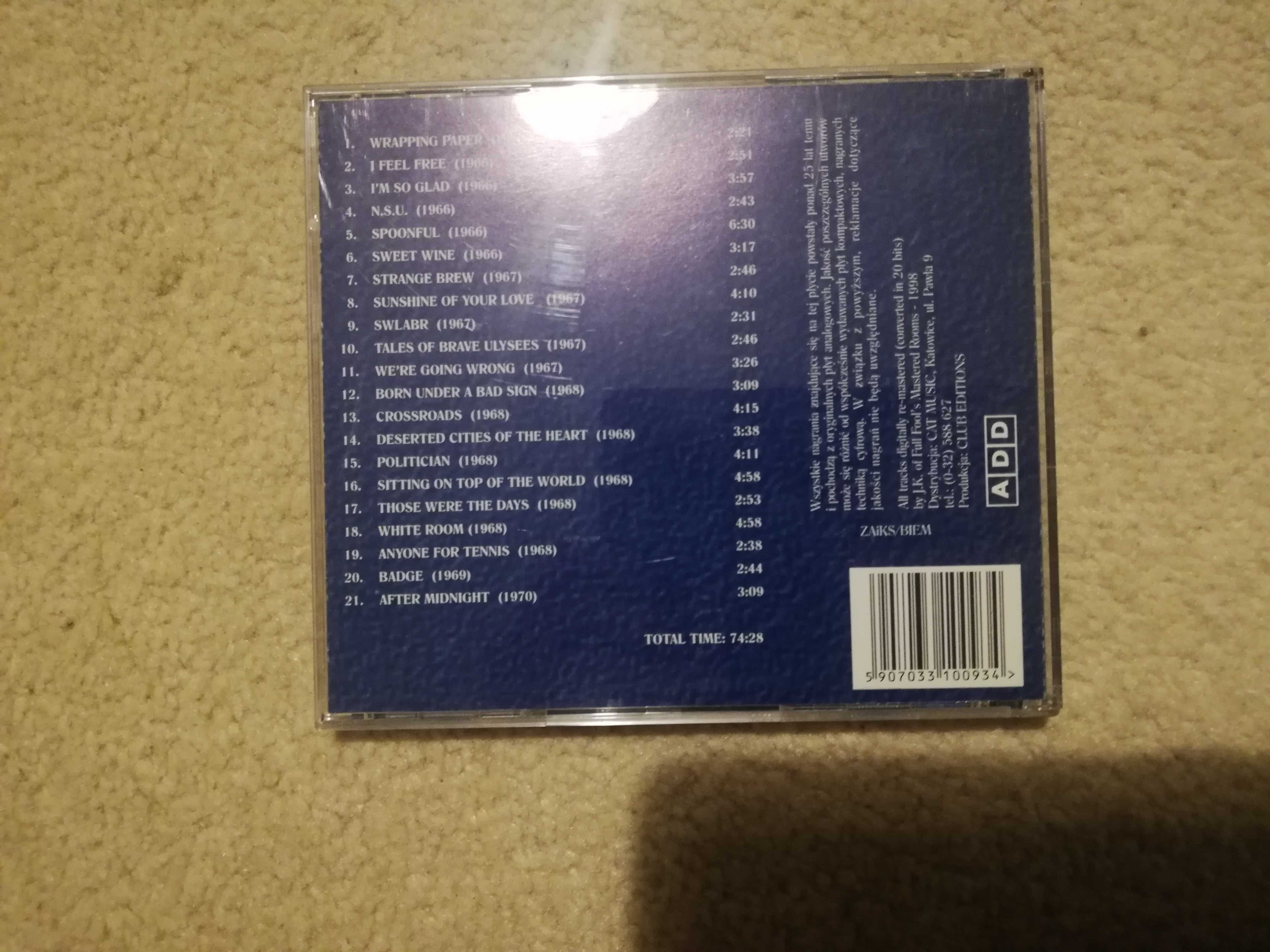 Płyta CD Eric Clapton and The Cream