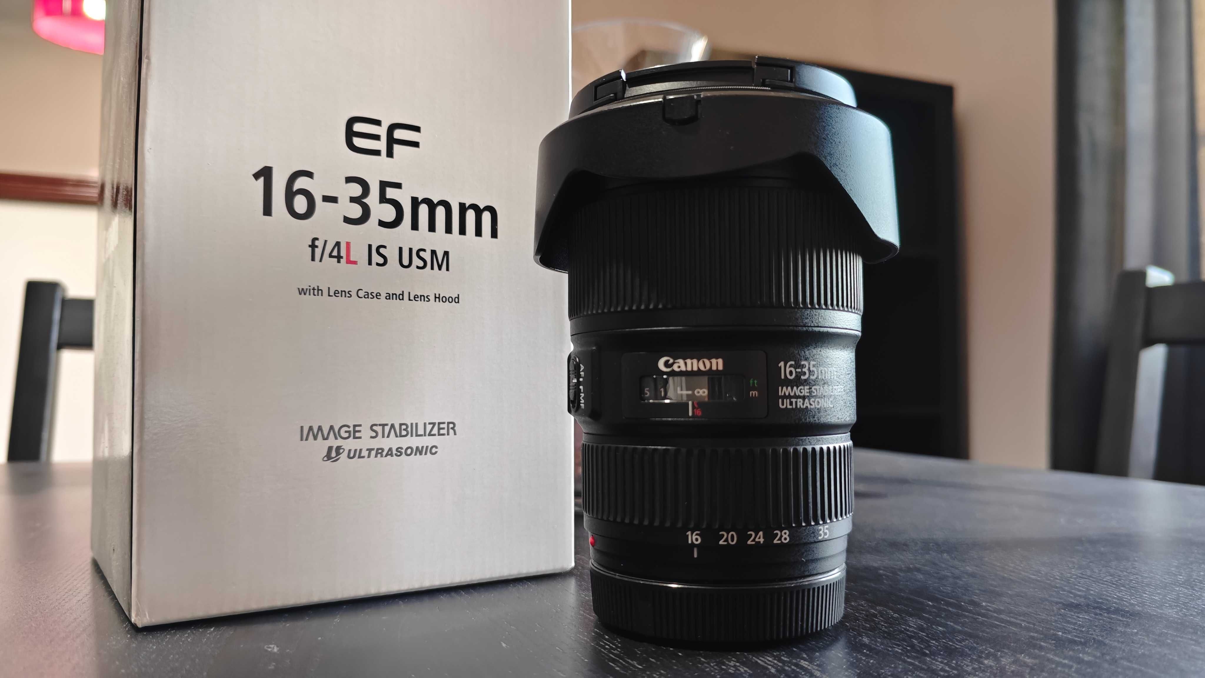 Canon EF 16-35 f/4 IS USM Como Nova