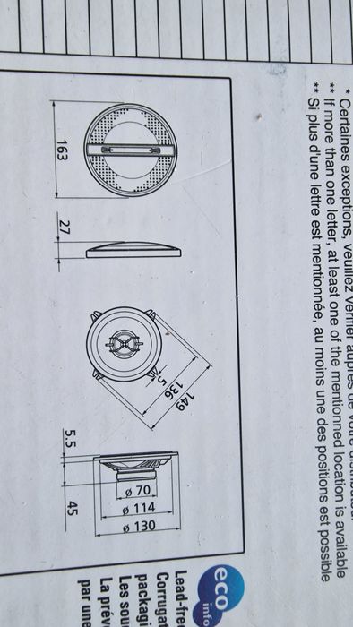 Maskownice głośników samochodowych Sony