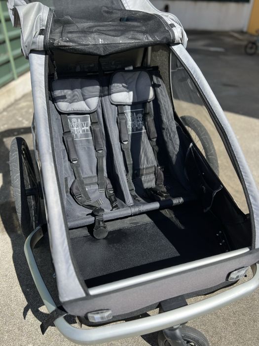 Croozer Kid Keeke 2 (2020) Reboque Bicicleta/Carrinho Criança c NOVO