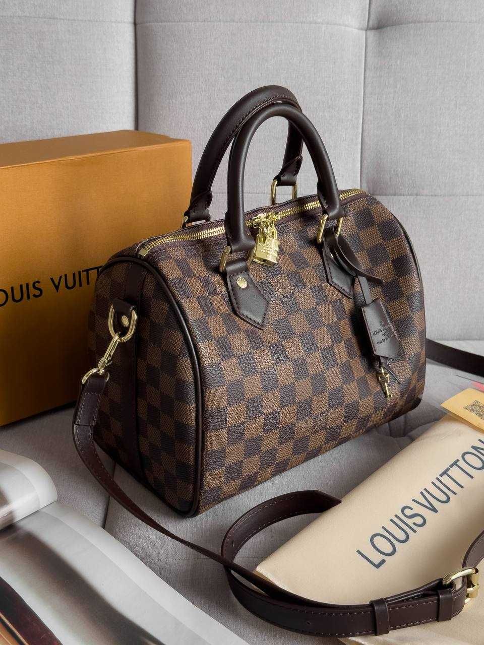Сумка Louis Vuitton Speedy 25 шахматка