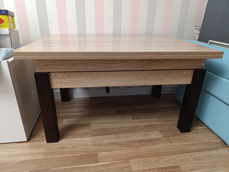 Меблевий стіл трансформер натуральне дерево