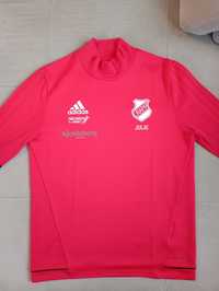 Czerwona bluza sportowa/treningowa męska Adidas