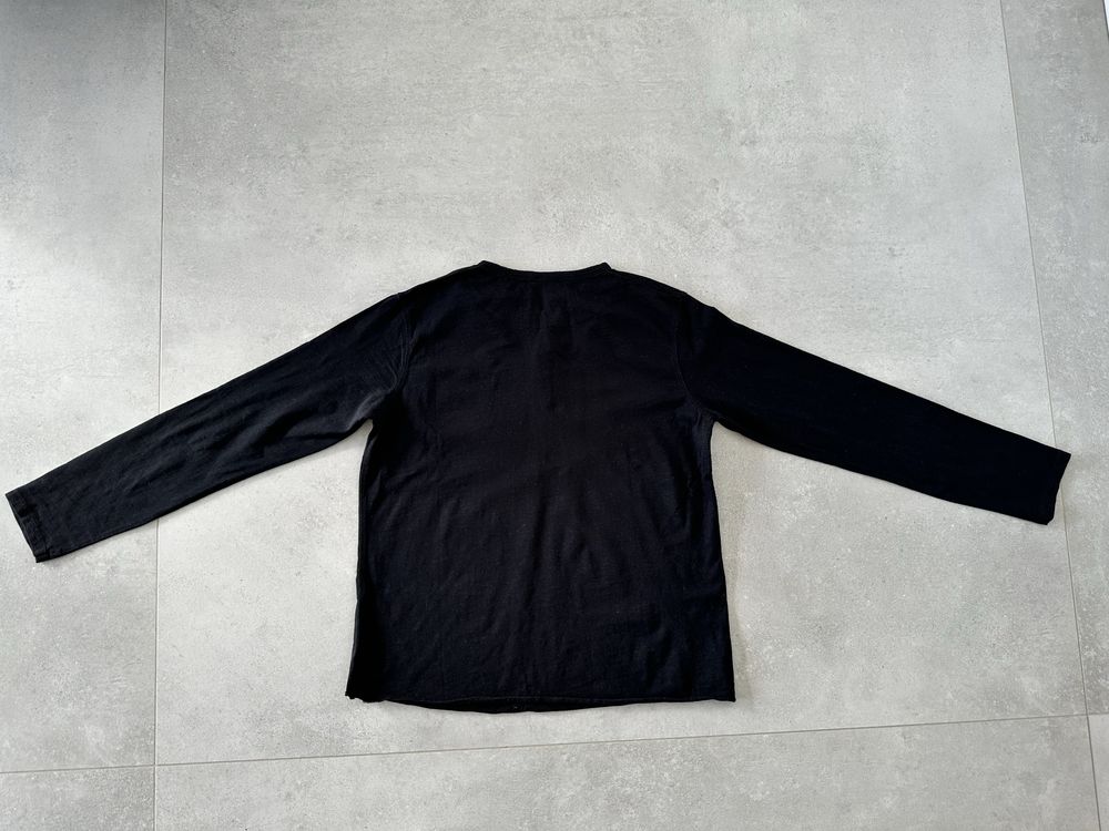 Zara boys 164 t-shirt z długim rękawem bluzka chłopięca czarna