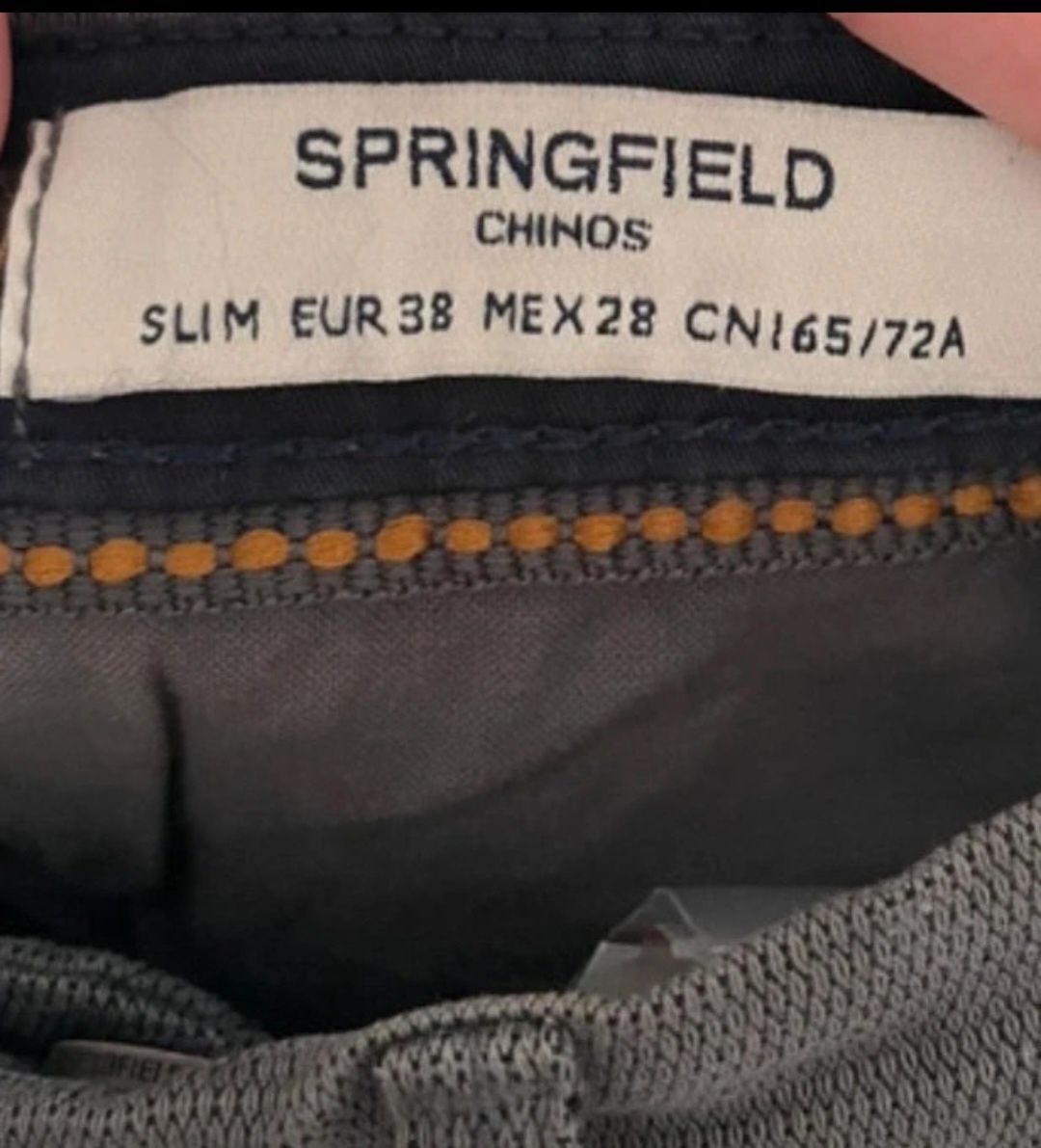 Calças Chinos springfield novos