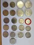 Lote de moedas antigas e comemorativas
