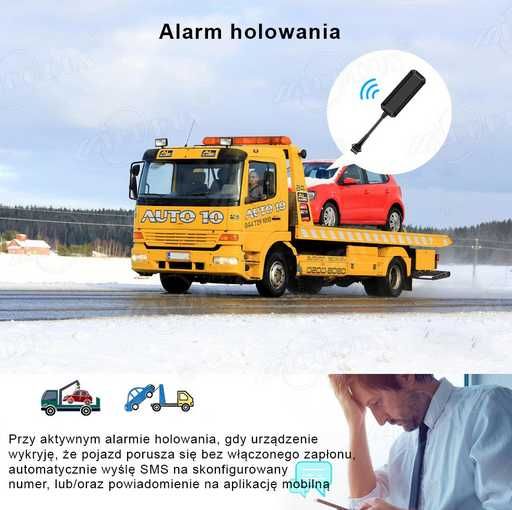 Lokalizator GPS 4G z funkcją odcięcia paliwa aplikacja PL