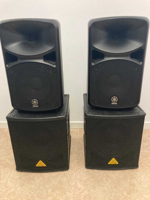 Yamaha 600 I  +  2 Subwoofers Beheringer B 1200 D PRO