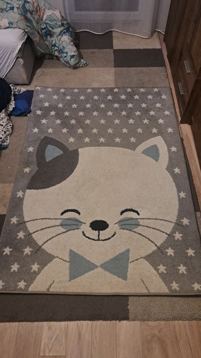 Dywan 120x170 niebieski dla chlopca i dziewczynki