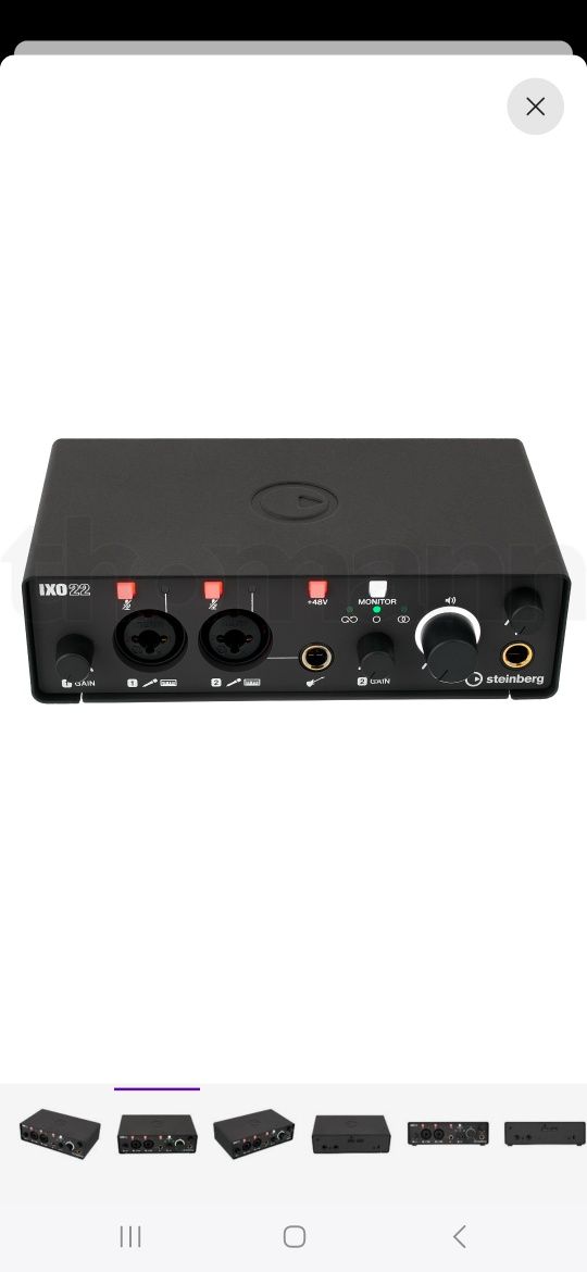Steinberg IXO 22 Black interfejs gitarowy