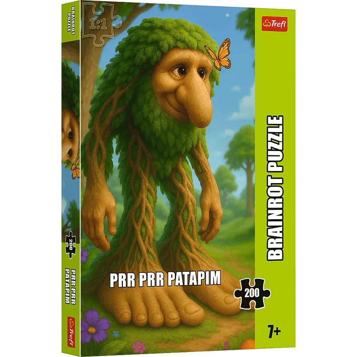 Puzzle 200 elementów. BrainRots. Prr Prr Patapim. Trefl. Nowy Produkt