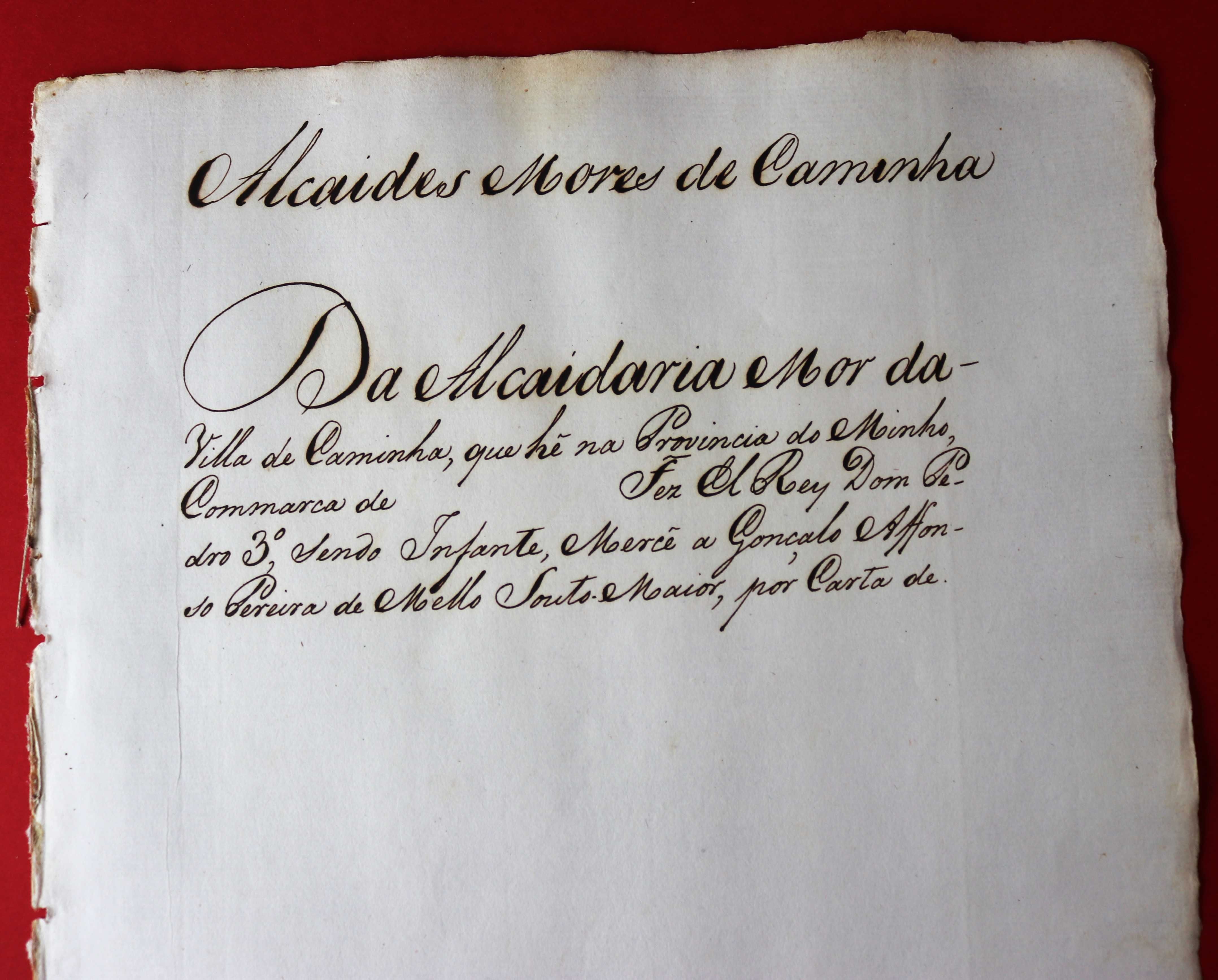 Alcaides Mores de Caminha D. Pedro III