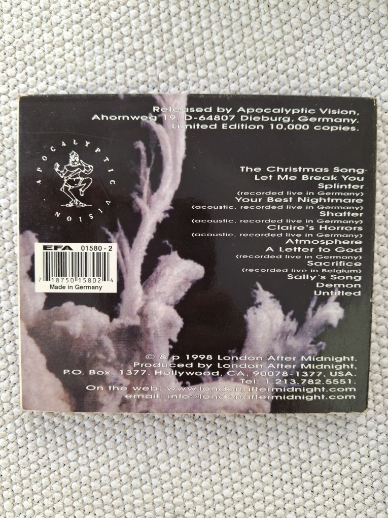 London After Midnight - Oddities CD