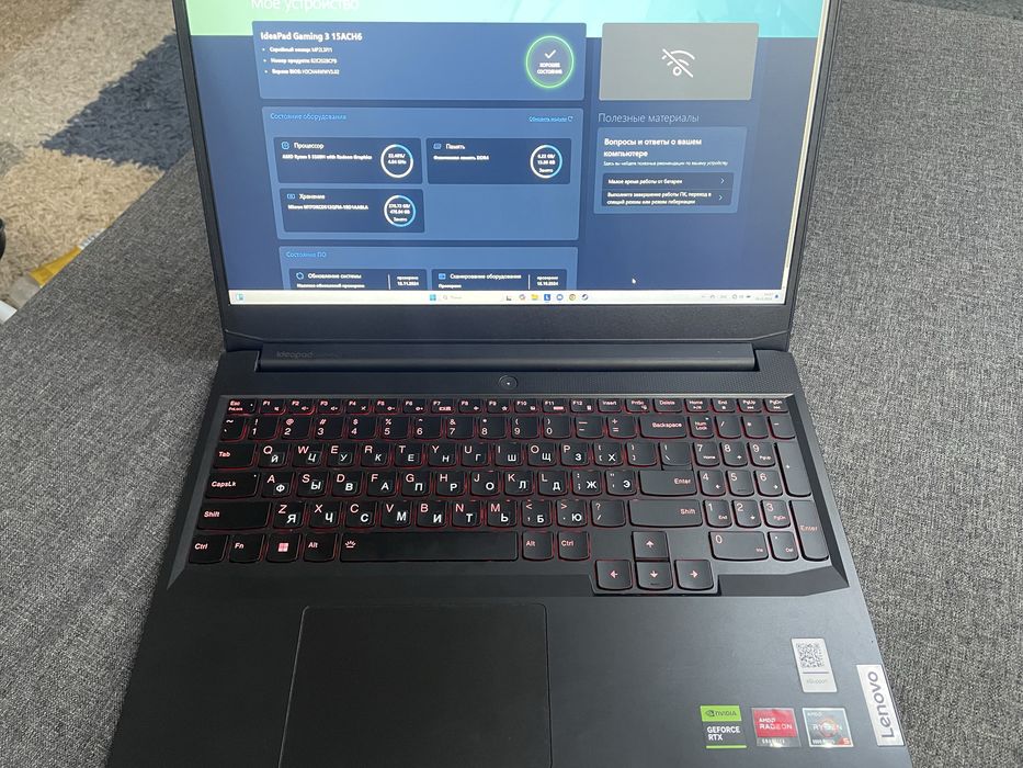 Продається ігровий ноутбук LENOVO IdeaPad Gaming 3 15ACH6