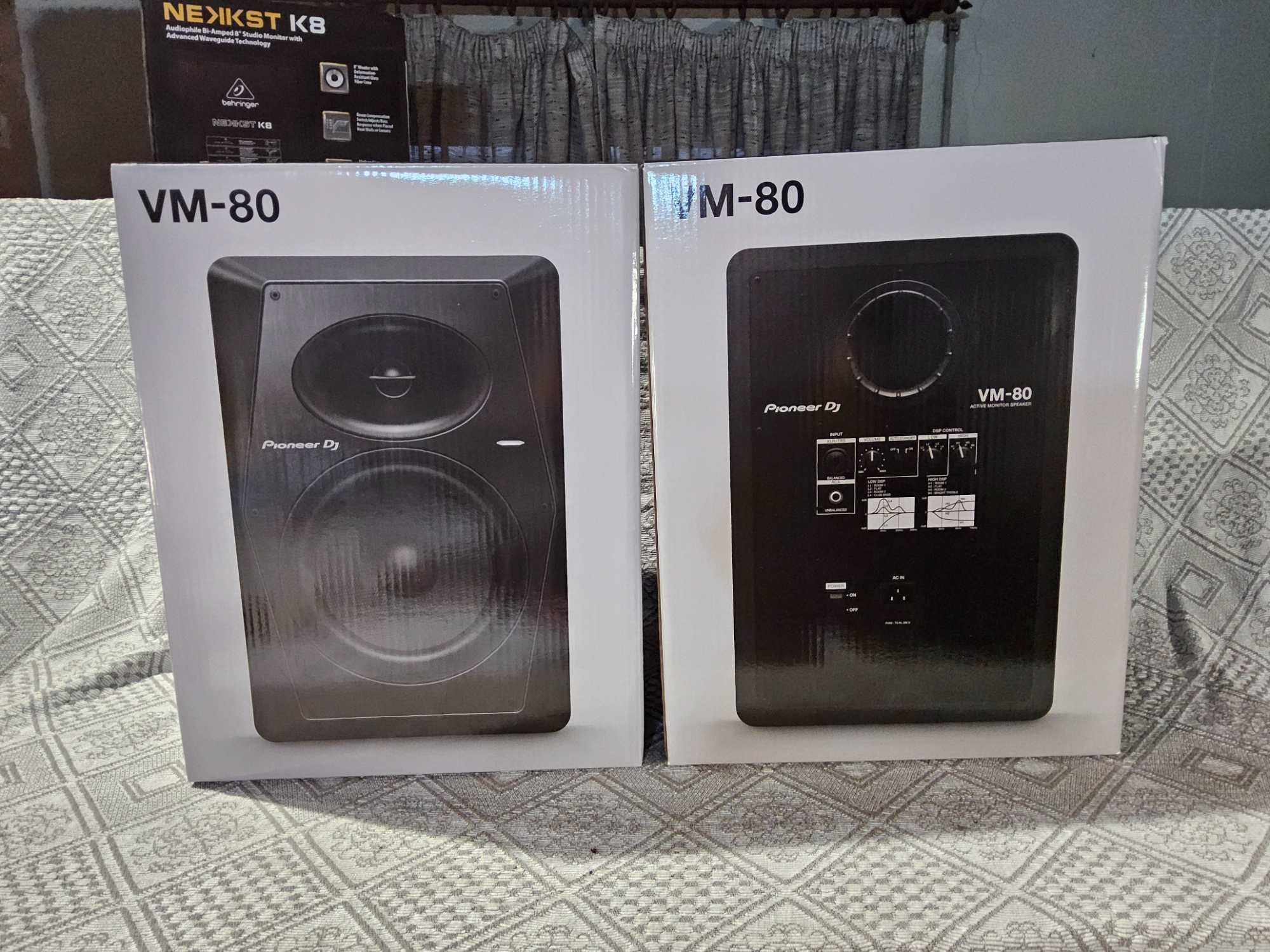Vendo Colunas Monitoras De Estúdio SEMI-NOVAS   PIOONER DJ-VM 80