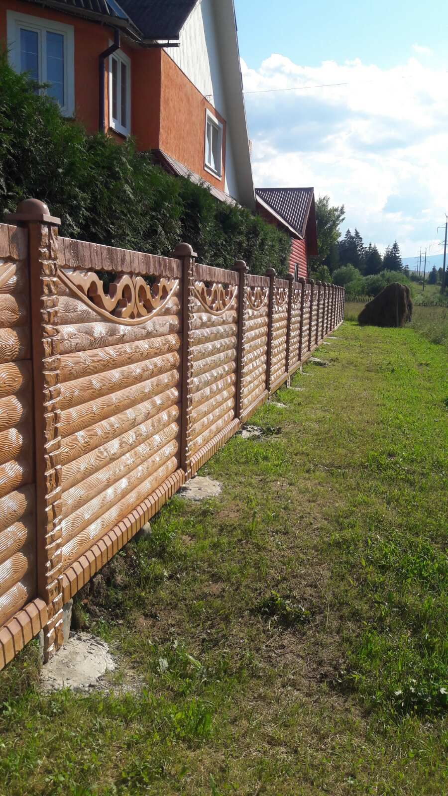 Виготовляємо бетонні глянцеві огорожі під замовлення в селі Тисменичан