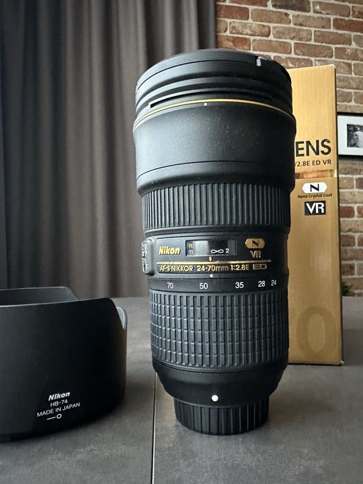 Обʼєктив Nikon Nikkor AF-S 24-70 mm f/2,8E ED VR