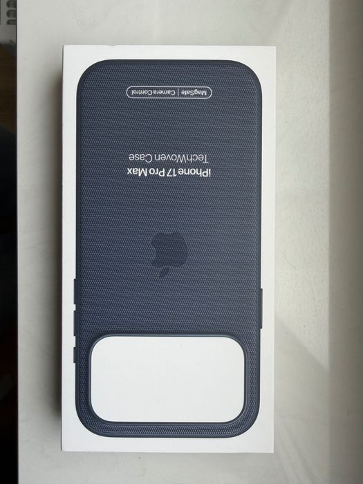 Etui iPhone 17 Pro Max TechWoven niebieskie