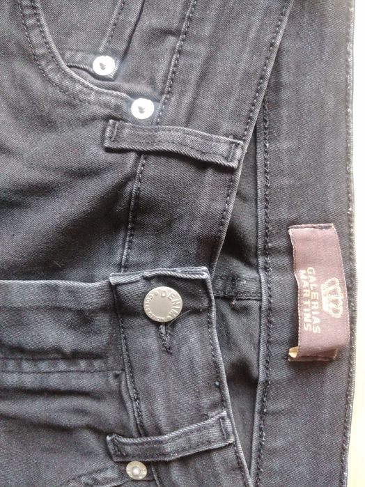 Calças Skinny pretas homem