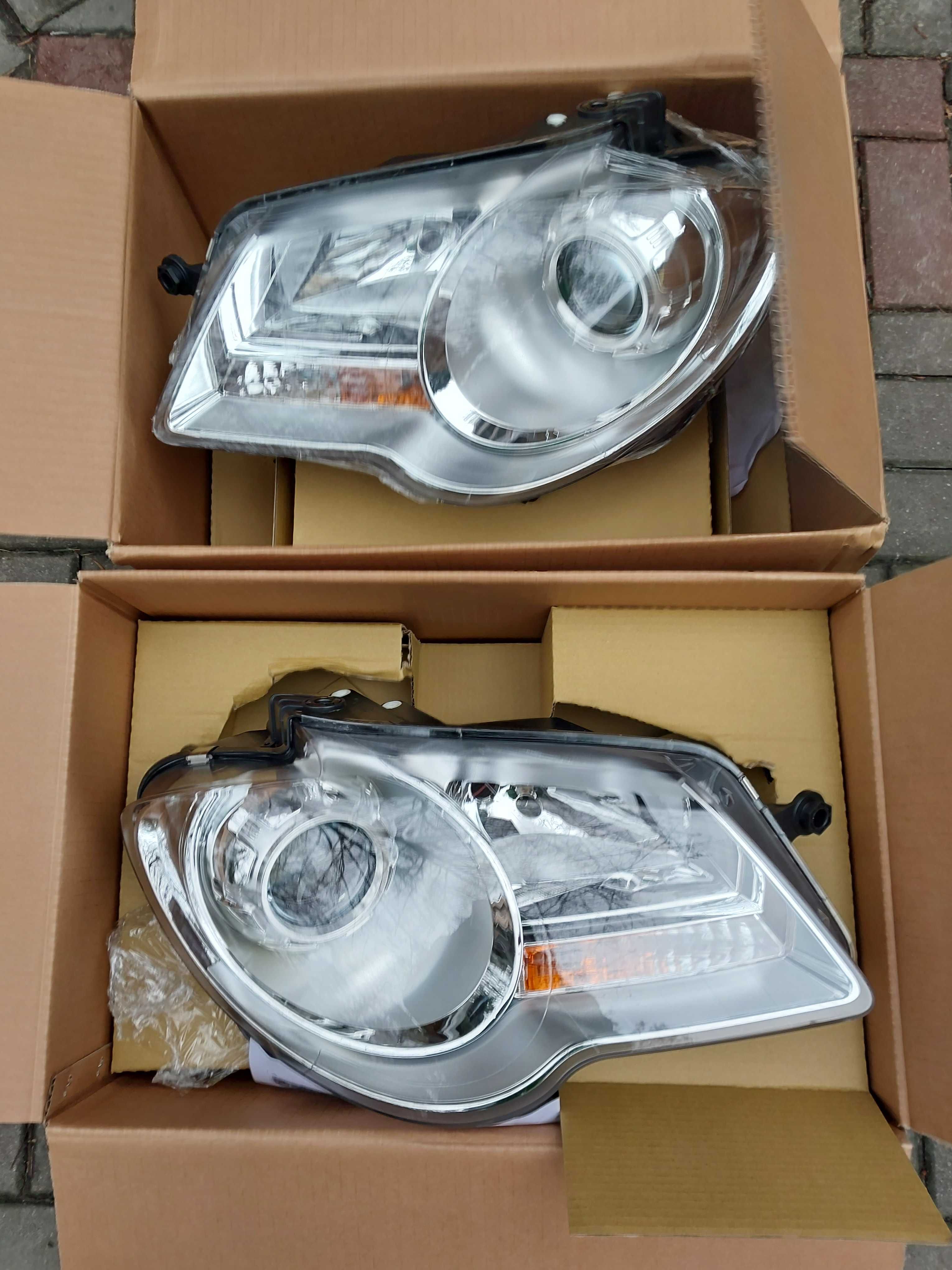 VW TOURAN 2007 + lampa przednia lewa + prawa komplet nowe